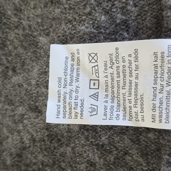 Madewell Heather Grey Open Cardigan, Size L - Picture 6 of 6